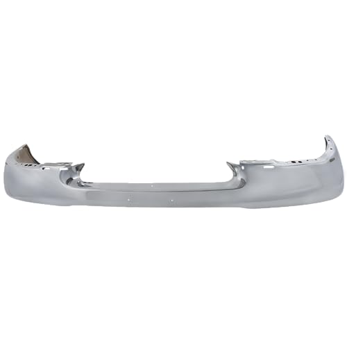 Garage-Pro Bumper for Ford Ranger EV XL XLT 1998-2000 Front Chrome Steel w/o Molding Holes Replaces # XL5Z17757BA FO1002361