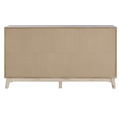 Mod 60"W 6-Drawer Double Dresser #TOP4