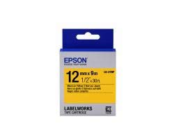 Epson C53S654008 - TAPE - LK-4YBP PASTEL BLK-/YELL - LK-4YBP BLACK/YELLOW 12MM (9M)