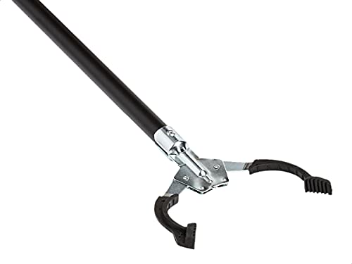 Image of Amazon Basics Reacher Grabber Tool for Hard-to-Reach Areas, Sturdy Metal Trash Picker, Indoor & Outdoor Lightweight Pickup Tool, 38 inch, 2-Pack