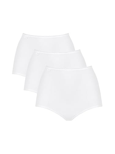 Sloggi Women's 24/7 Cotton Maxi C3p Boxer Briefs, White (White 03), 54 UK