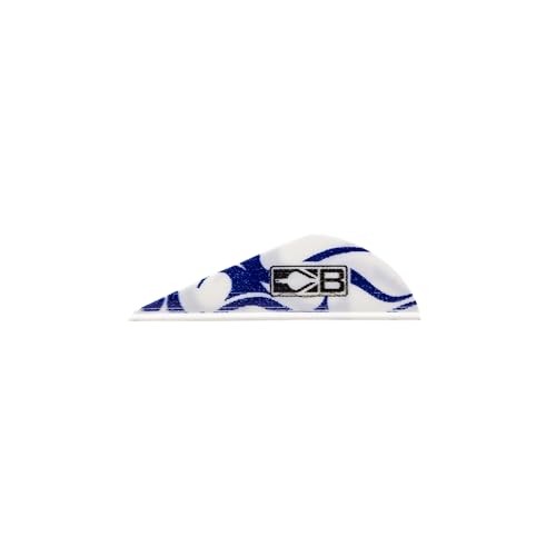 Ailettes blazer Bohning bleu blanc 5,1 cm idéales pour vos sessions de tir en extérieur