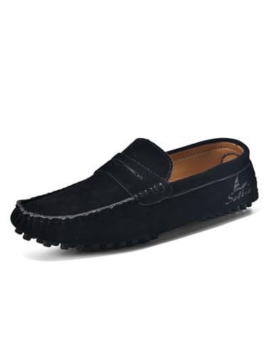 Mocasines de conducción para hombre en ante perfectos para el día a día