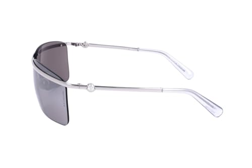 Image of Moncler Sunglasses ML 0257 Niveler 16C Silver, Brown /