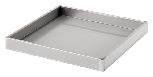Plateforme de déversement en acier inoxydable, bac de vidange rectangulaire pour garage