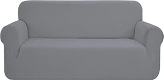 SAMSTEX Stylish Sofa Cover Stretch 1-Piece Sofa Slipcovers High Stretch Sofa Covers 3 Seater Thick Soft Sofa Protector Machine Washable Non Slip Couch Covers (3 Seater, Teal )