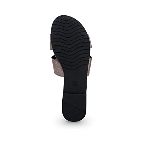 Image of CLEO By Khadim's Synthetic Grey Slip-On Flats For Women