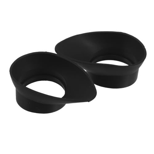 BCOATH Spotting Scope Cover Microscope Eyepiece Hood Lid 2pcs Rubber Eyecup Covers Magnifier for Sports Optics