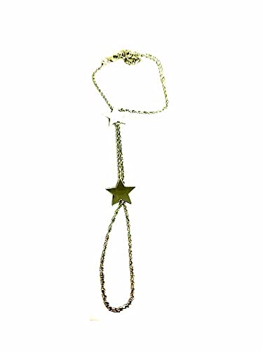 Pulsera anillo besamano de plata con estrellas para lucir en eventos y diario