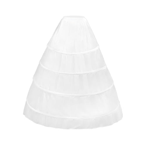 hhdatc Women’s Hoop Petticoat Underskirt Crinoline Tulle Slip Skirt Hoop Skirt Petticoat for Wedding Dress Bridal Gown & Formal Dresses