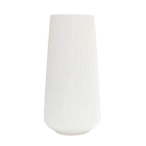 Blumen Vasen Groß Vase Deko Moderne einfache Stil Blumenvase Kunststoff-vasen,Anti Drop Vase Für Dekorieren Von Wohnzimmer,Schlafzimmer,Büro,Restaurant,Café (Weiß) Blumen Vasen Groß Vase Deko Moderne einfache Stil Blumenvase Kunststoff-vasen,Anti Drop Vase Für Dekorieren Von Wohnzimmer,Schlafzimmer,Büro,Restaurant,Café (Weiß)