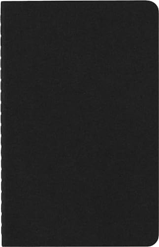 Moleskine Squared Cahier - Black Cover (3 Set)