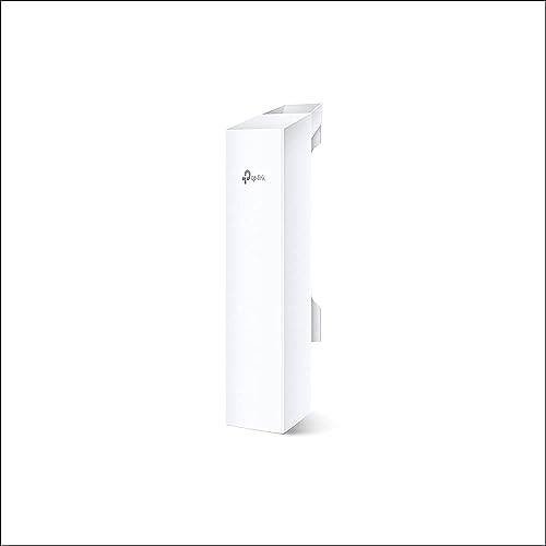 TP-Link CPE220 2.4GHz 300Mbps Long Range Outdoor CPE for PtP and PtMP Transmission, Point to Point Wireless Bridge, 12dBi, 13km+, Passive PoE Powered with Free PoE Injector, Pharos Control