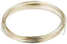 Sterling Silver Dead Soft Wire - Half Round - 5 ft - 22 Gauge : Pack of 1 Pack
