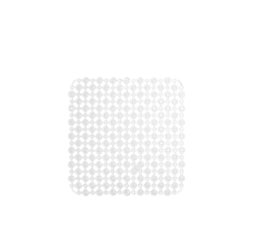 Frdelma Tapis D'Évier de Cuisine, PVC Tapis évier Protection évier, Tapis Égouttoir, pour Évier Acier Inoxydable et Céramique, 28 x 28 cm
