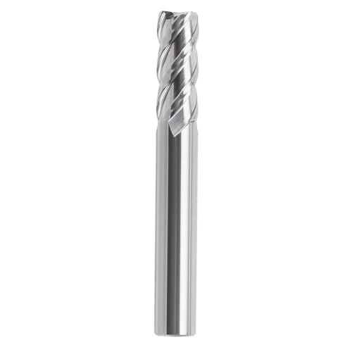 Image of MYS Cermet Master Finishing End Mill -4 Flute-8mm, 10mm for Drill Press & Milling Machine,CNC Router Bits Carbide Speed Square for Medium &Low-Carbon Steel，High Speed Machine & More