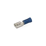 Terminal FASTON PREAISLADO Hembra 6,3MM ENVASADA 10 Uni