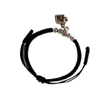 So Thai-Handmade Tibetan Buddhist Elephant Lucky Charm Bracelet for protection and good luck., Medium, Metal