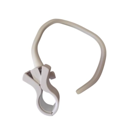 Bothyi Hanging Neck Hair Dryer Holder, Portable Sturdy Adjustment Blow Dryer Holder Neck Bracket, White