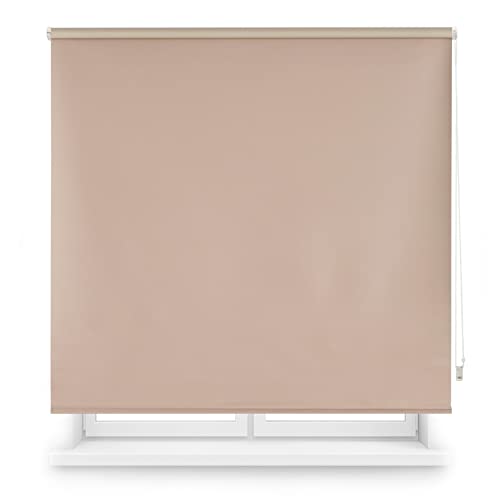 INTERBLIND Store Enrouleur Opaque Lisse Premium - Store Enrouleur occultant 140 x 175 cm Largeur par Hauteur - Store occultant 137 x 170 cm - Store Thermique...