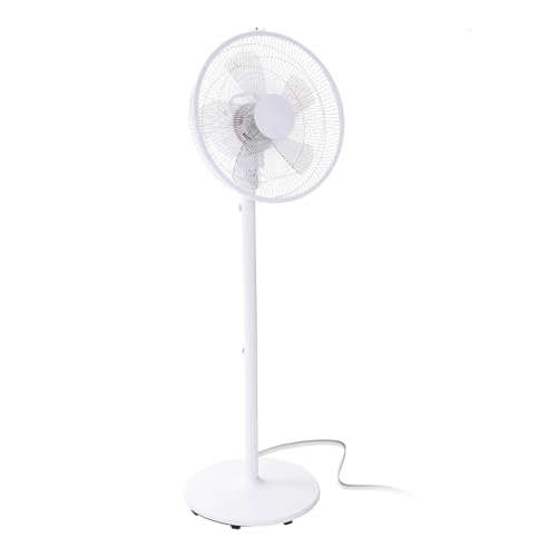 Decor Space Ventilador de pie con oscilación horizontal de 90-130 cm