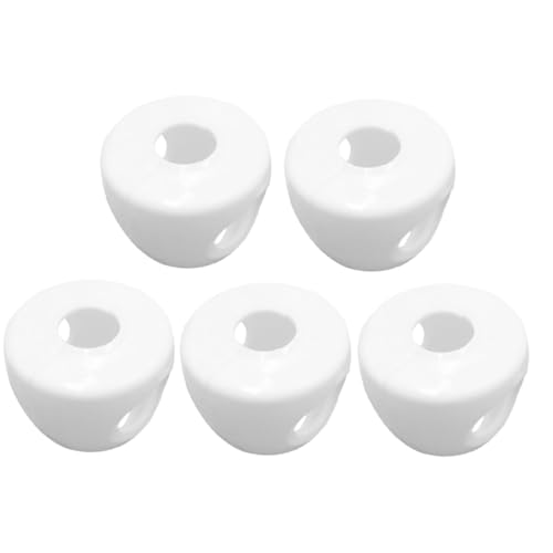 OSOLADY 5個 ベビー ドアノブカバー 耐久性製ドアノブ保護カバー 対策用 簡単装着 耐摩耗 室内ドア向けホワイト