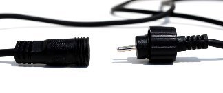 9.5' Foot (Ft) Lighting Extension Spacing Cord Wire Cable (Deck, Garden, Yard, Pool, Spa, and Fountain)