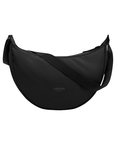 Bolso bandolera mujer de media luna con compartimentos grandes LARKSON
