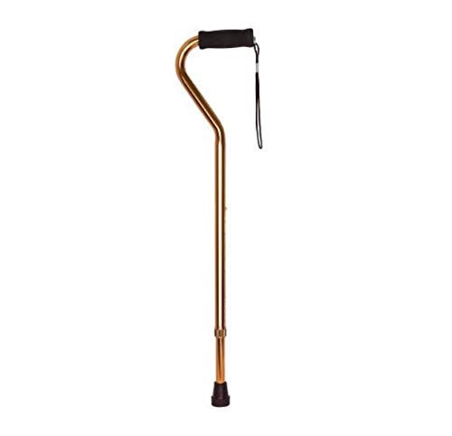 Offset Padded Handle Cane, Bronze Finish, Adjustable 30 To 39 Inch, Aluminum #TOP15
