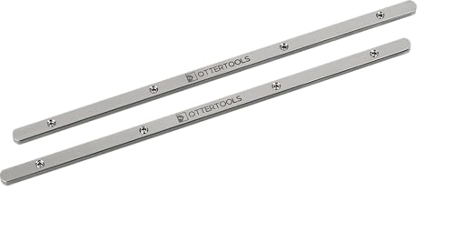 Ottertools - FSV Führungsschienenverbinder 2er Set Edelstahl selbstzentrierend durch konische Kanten Kompatibel mit Makita & Festool für präzise versatzfreie Schnitte