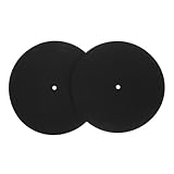 Tapis de tourne-disque : fabriqué en feutre de , le tapis de protection est doux et sûr pour le disque, tapis de platine, tapis de plateau de disque