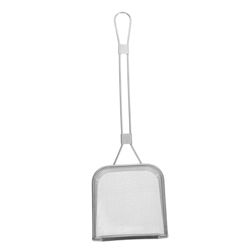 VINTORKY Colador de Aceite Multifuncional Inoxidable con Mango Espumadera Cuadrada para Freír para Patatas Fritas y Alimentos Rebozados