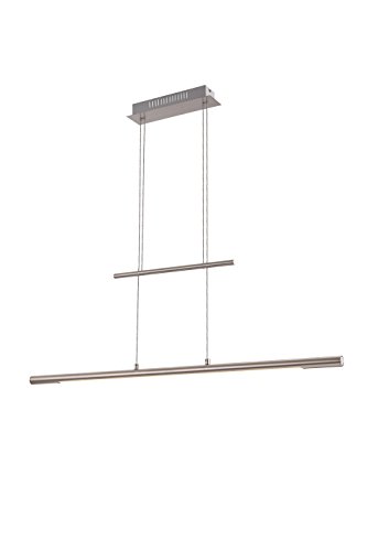 Preisvergleich Produktbild Praktische LED Hängeleuchte nickel matt Acryl satiniert 24W Globo SICILIA 58094Z