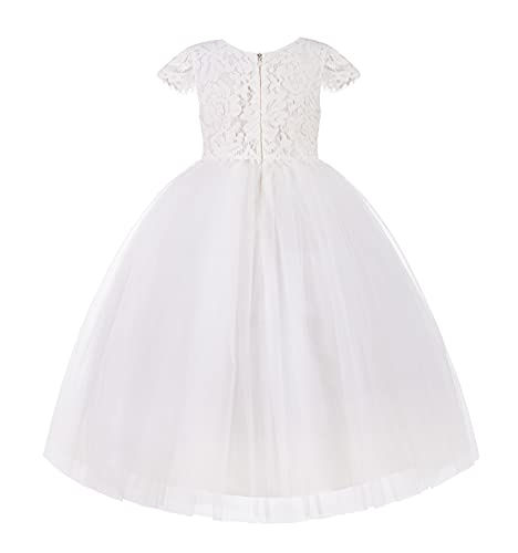 ekidsbridal Floral Lace Special Occasion Dresses for Toddler Girls Flower Girl Dress 2142