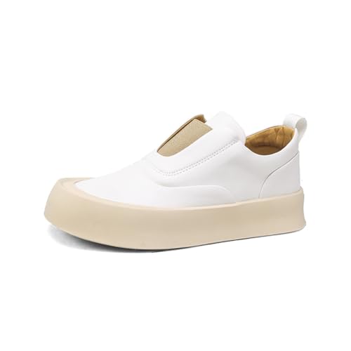 Men's Trendy Slip - on Platform Sneakers, Stylish Casual Footwear - Perfect for Street Strolls, Weekend Outings & Daily Commutes