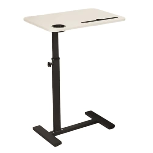 Bureau de chevet mobile pour ordinateur, table pliante idéale pour travailler au lit