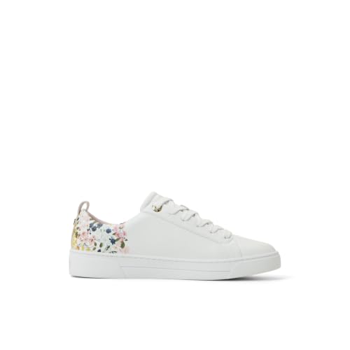 Image of Ted Baker Women's Alison Floral Leather Court Sneaker