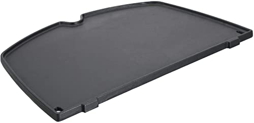 GFTIME 38,9 x 27,5 CM 6559 Fonte Plaque pour Weber Q200 Q220 Q2000 Q2200 Modèles de Gril de la série, Fonte Plancha de Cuisson Gril à Gaz pièces de Rechange