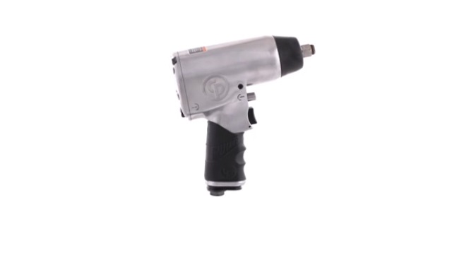 Chicago Pneumatic CP734H - 1/2 Inch Air Impact Wrench, Pistol Handle, Max Torque Reverse Output 425 ft. lbf / 576 Nm, 9,500 RPM, Pin Clutch, Industrial Tool, Automotive