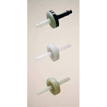 Cole-Parmer 9855302 Nylon Miniature Check Valve, 1/4" hose barb, fluorosilicone diaphragm