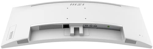 Image of msi PRO MP341CQW 34-inch VA 3440 x 1440(UWQHD) Computer Monitor, 100Hz, Free-Synch, HDMI, DisplayPort, VESA Mountable, Speaker, 1ms, White