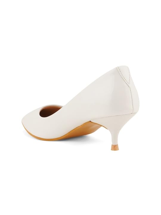 Image of ELLE Women's Solid Stiletto Heel Slip-On Pumps