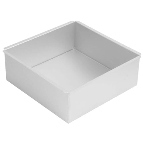 Square Cake Pan,Anodized Aluminum Square Cheesecake Pan with Removable Bottom,8.7inch Bakeware Square Cake Pan