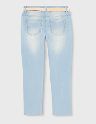Pantalones jeans de niña para jugar cómodamente en talla 110 cm 3