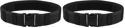 AGPTEK Police Security Tactical Combat Gear Utility Nylon Belt (Black)