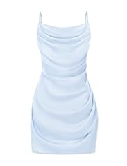 Dusty Blue-spaghetti Strap