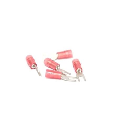 Capocorda Forcella 1,5 mm Preisolato Rosso Foro 3 Rinforzato