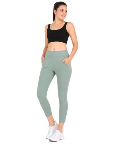 Image of Gym Jeggings for Women Gym Tights for Women Yoga Workout Leggings for Woman high Waist Tights for Woman Gym Yoga Workout Legging for Girls Lycra Fabric All Season Wear