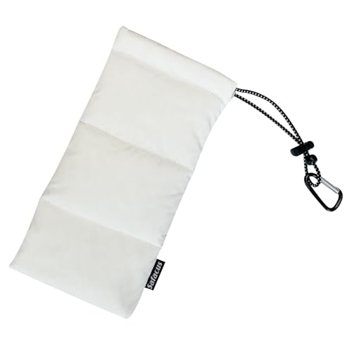 SAFACUS Thermal Phone Case for Outdoor Camping Beach Skiing - Prevents Freezing & Overheating, Extends Battery Life, Drop Proof, for Smart Phone Pouch Cover Bags (white)