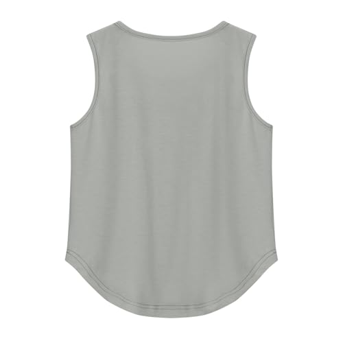 Girls Sleeveless Tank Top Cute Pleated Halte𝐫 Neck Summer Cami Shirt Tees Summer Loose Soft Sport Vest Basic Shirts3